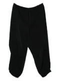 Y-3 drawstring elasticated track pants - Black