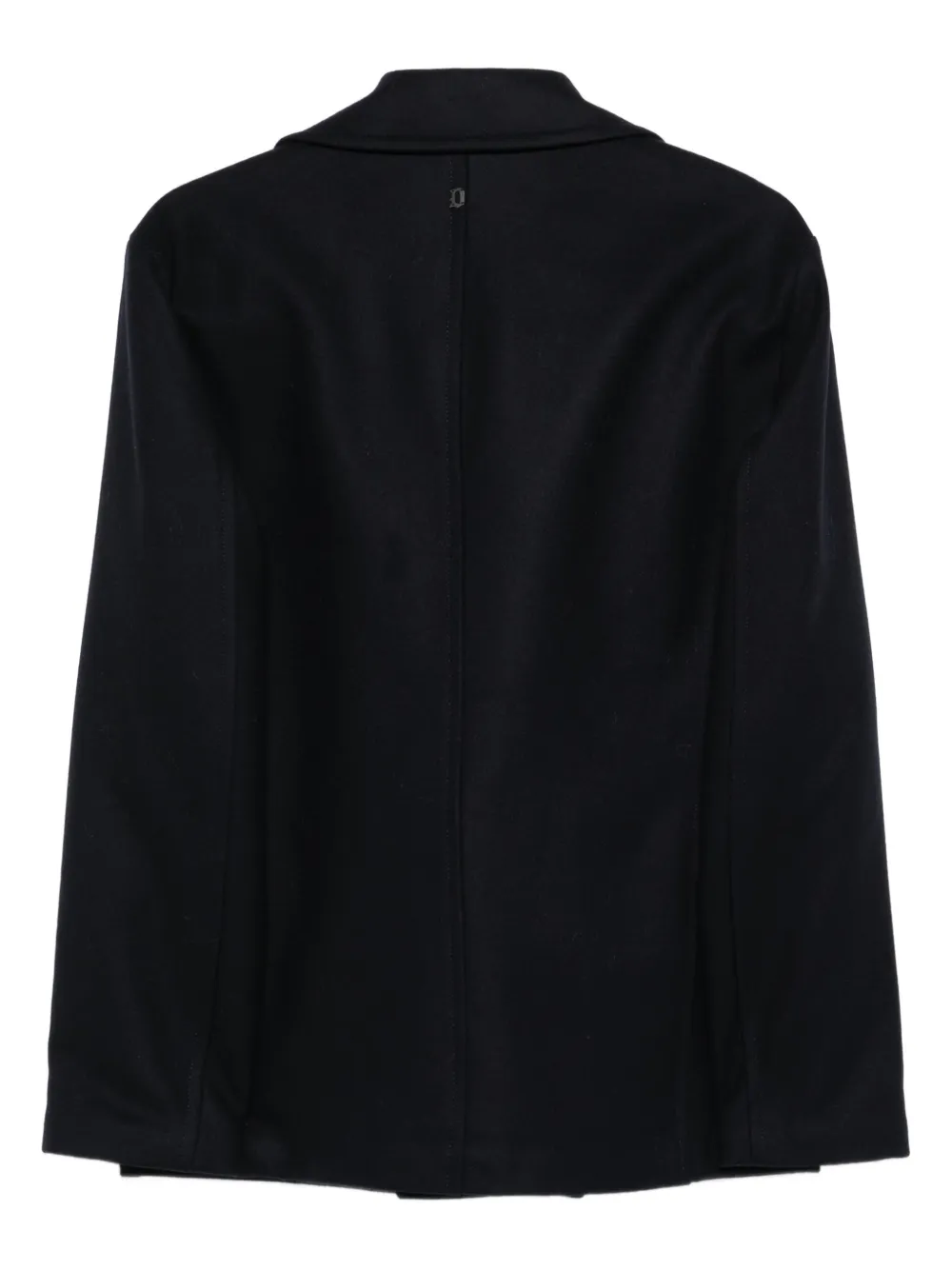 Dondup Double-breasted Jacket In Black