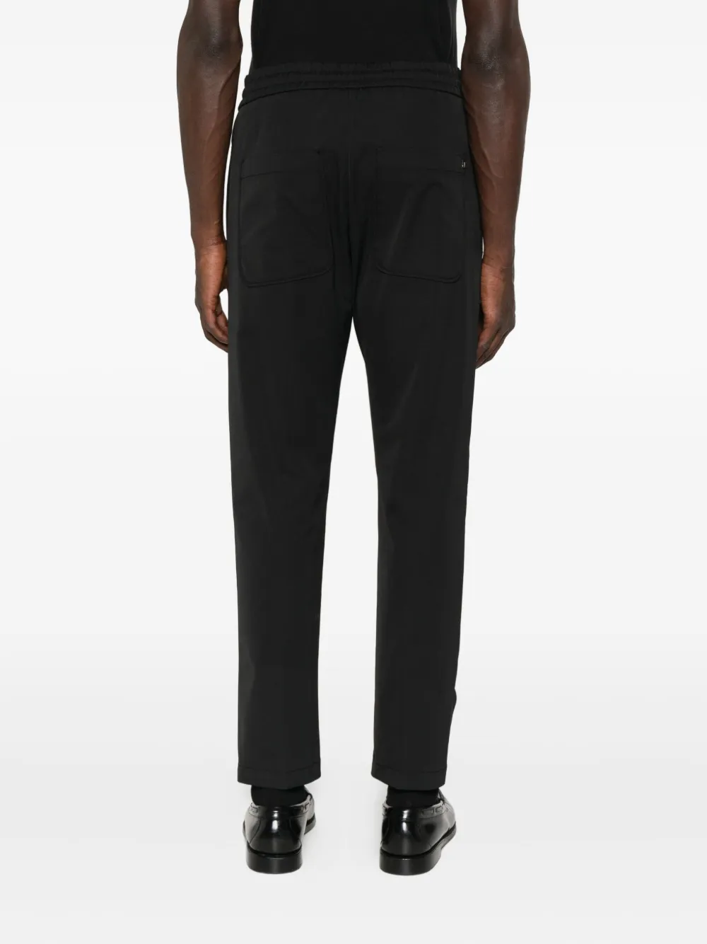 Dondup Cuffed Drawstring Track Pants In Black