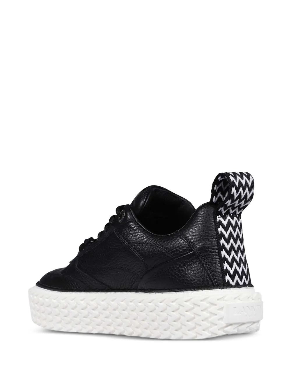 Lanvin textured-sole low-top sneakers Black