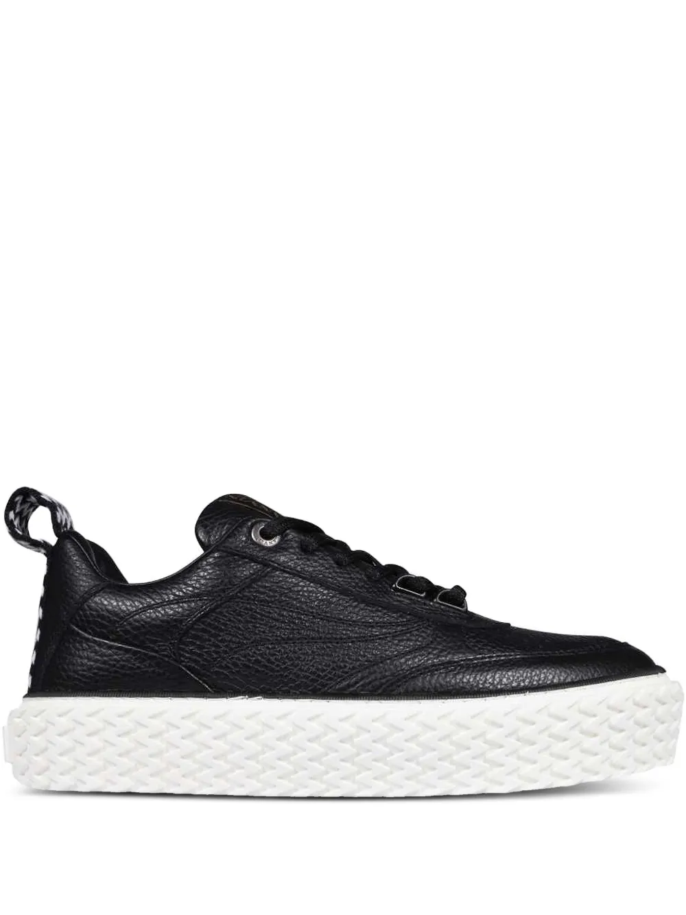 Lanvin textured-sole low-top sneakers Black