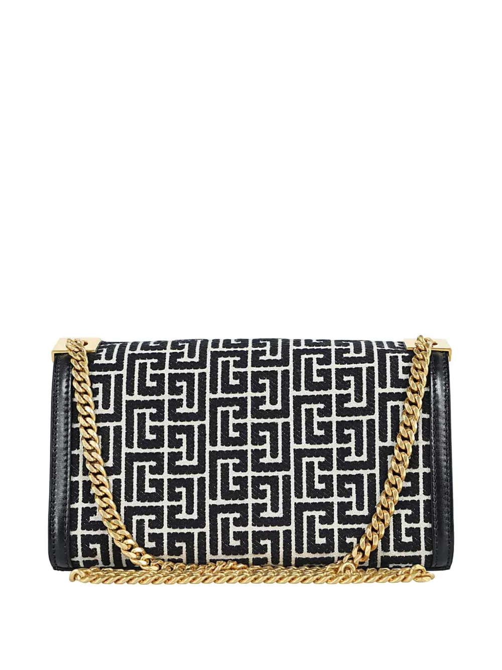 Balmain 1945 chain clutch bag Zwart