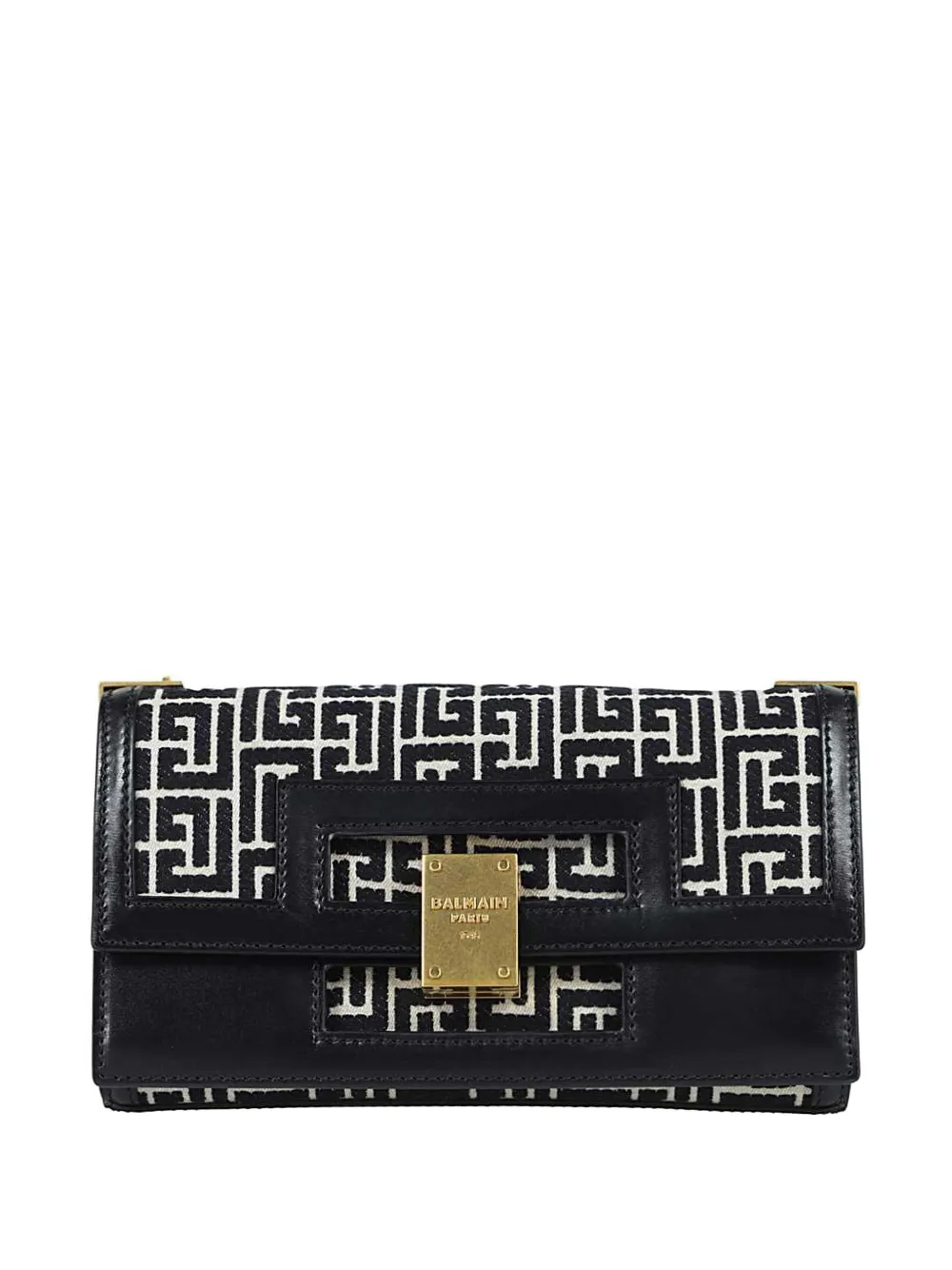 Balmain 1945 chain clutch bag Zwart