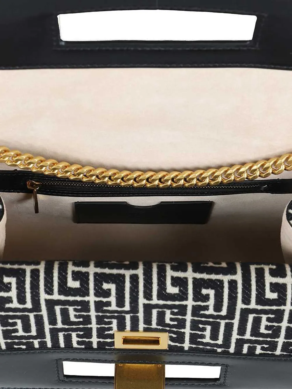 Balmain 1945 chain clutch bag Zwart