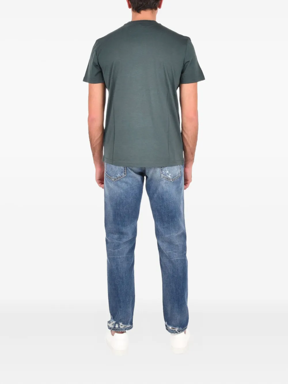James Perse T-shirt met korte mouwen Groen