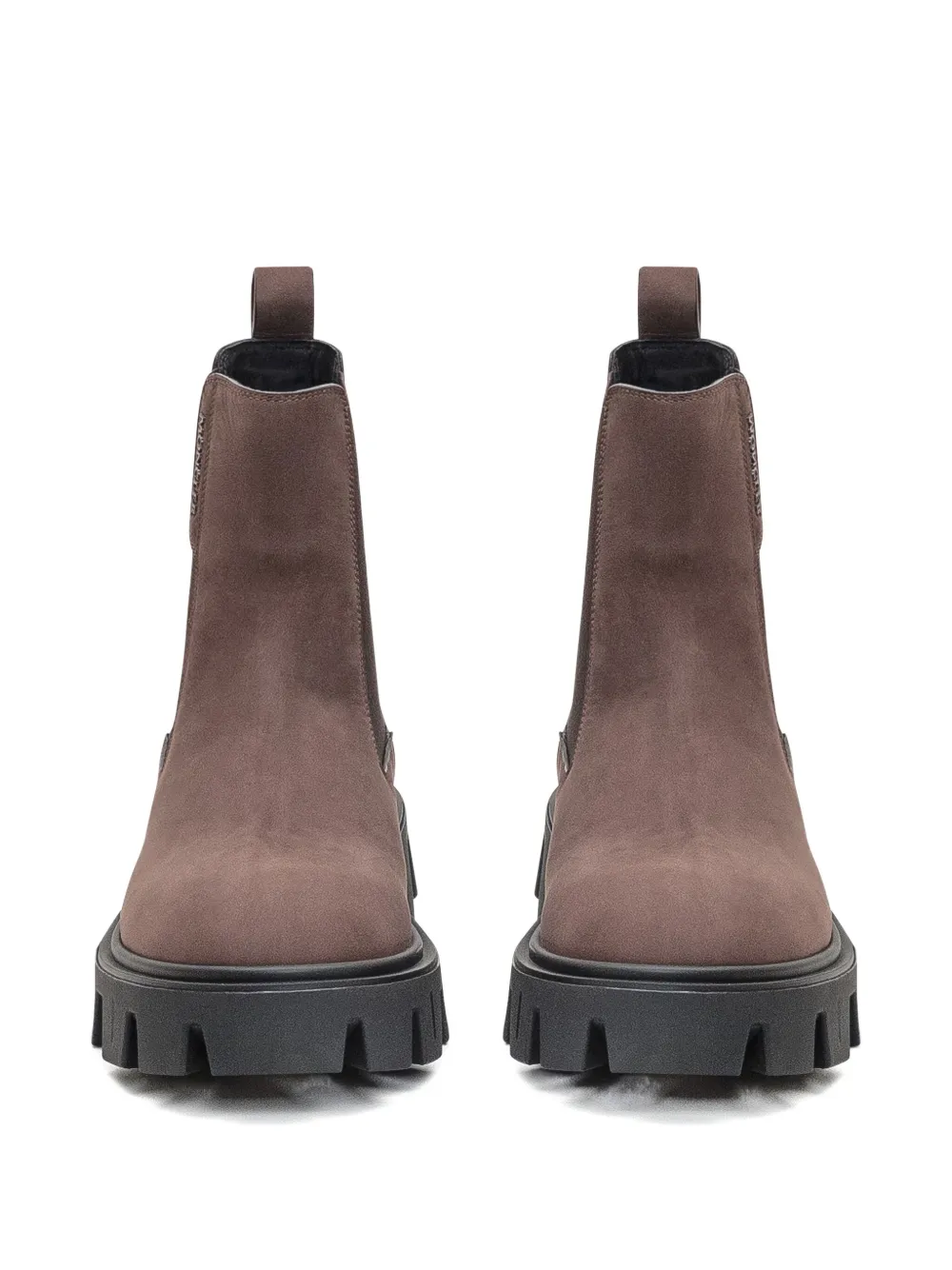 Moncler Peak City Nubuck elastic-panelled boots Brown