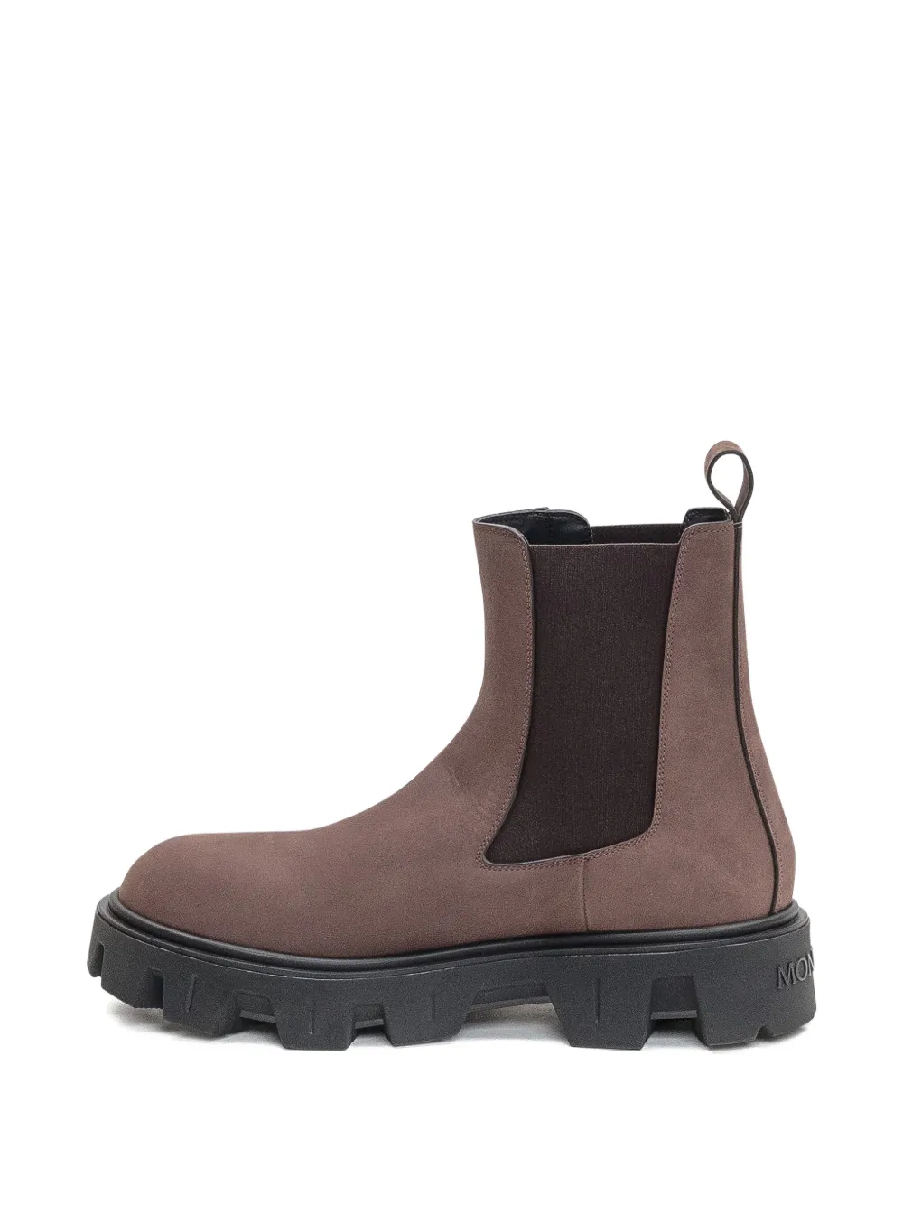 Moncler Peak City Nubuck elastic-panelled boots Brown