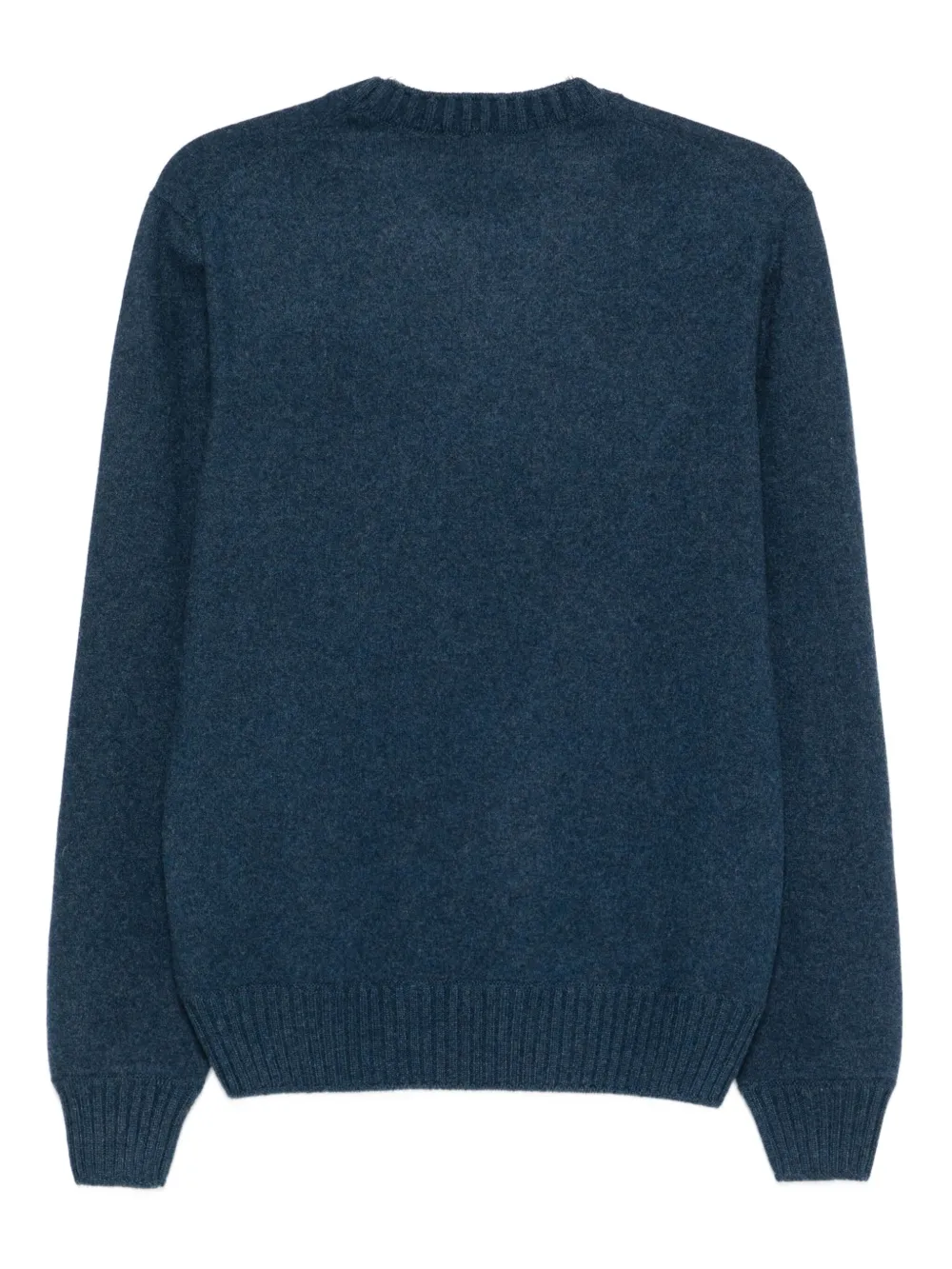 Vengera Wollen trui met ronde hals - Blauw