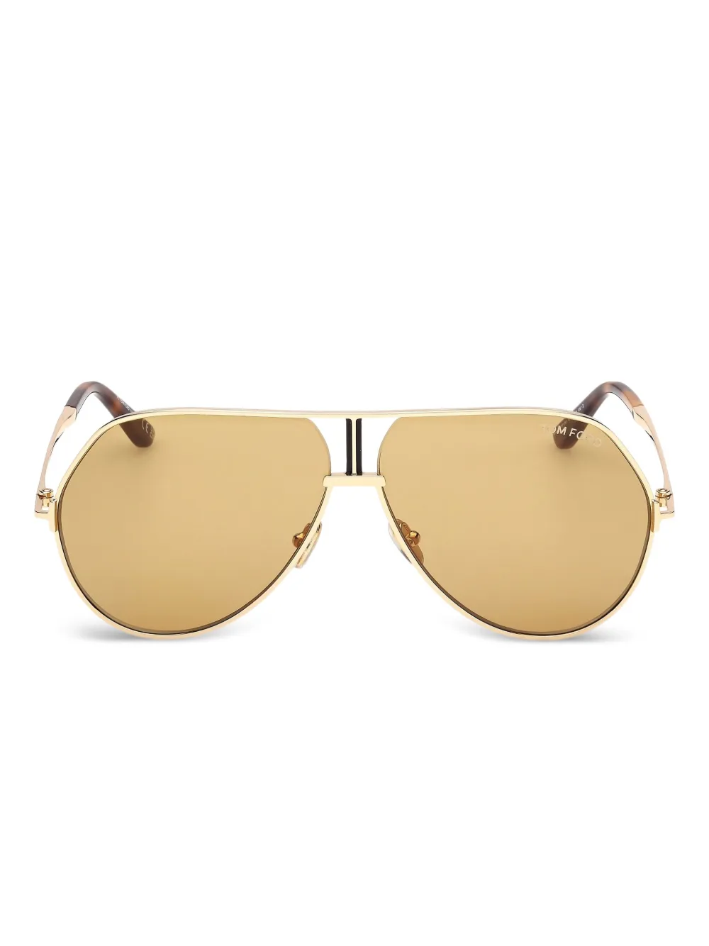 TOM FORD Eyewear Zonnebril met piloten montuur Goud