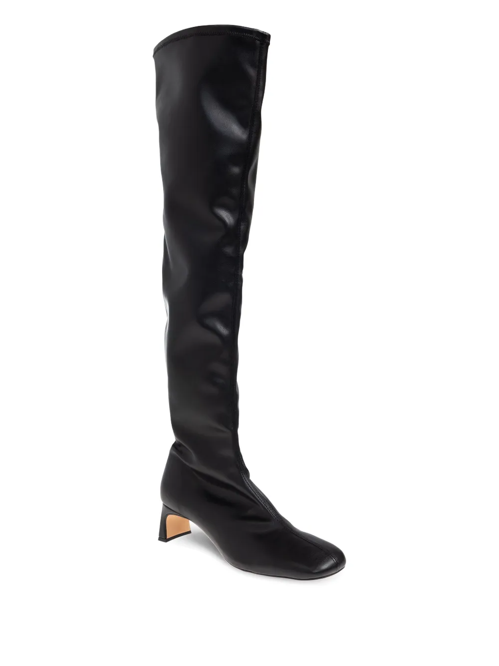 Odissì 50mm block-heel over-the-knee boots Black