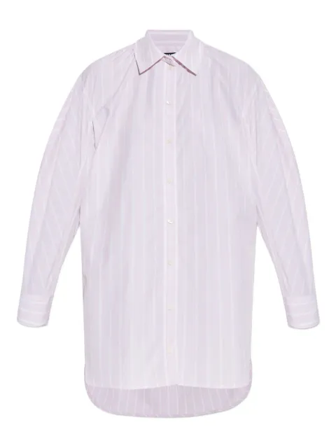 Jacquemus vestido camisero con rayas estampadas