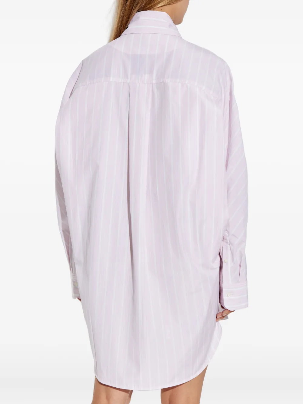 Jacquemus Gestreepte blousejurk Roze