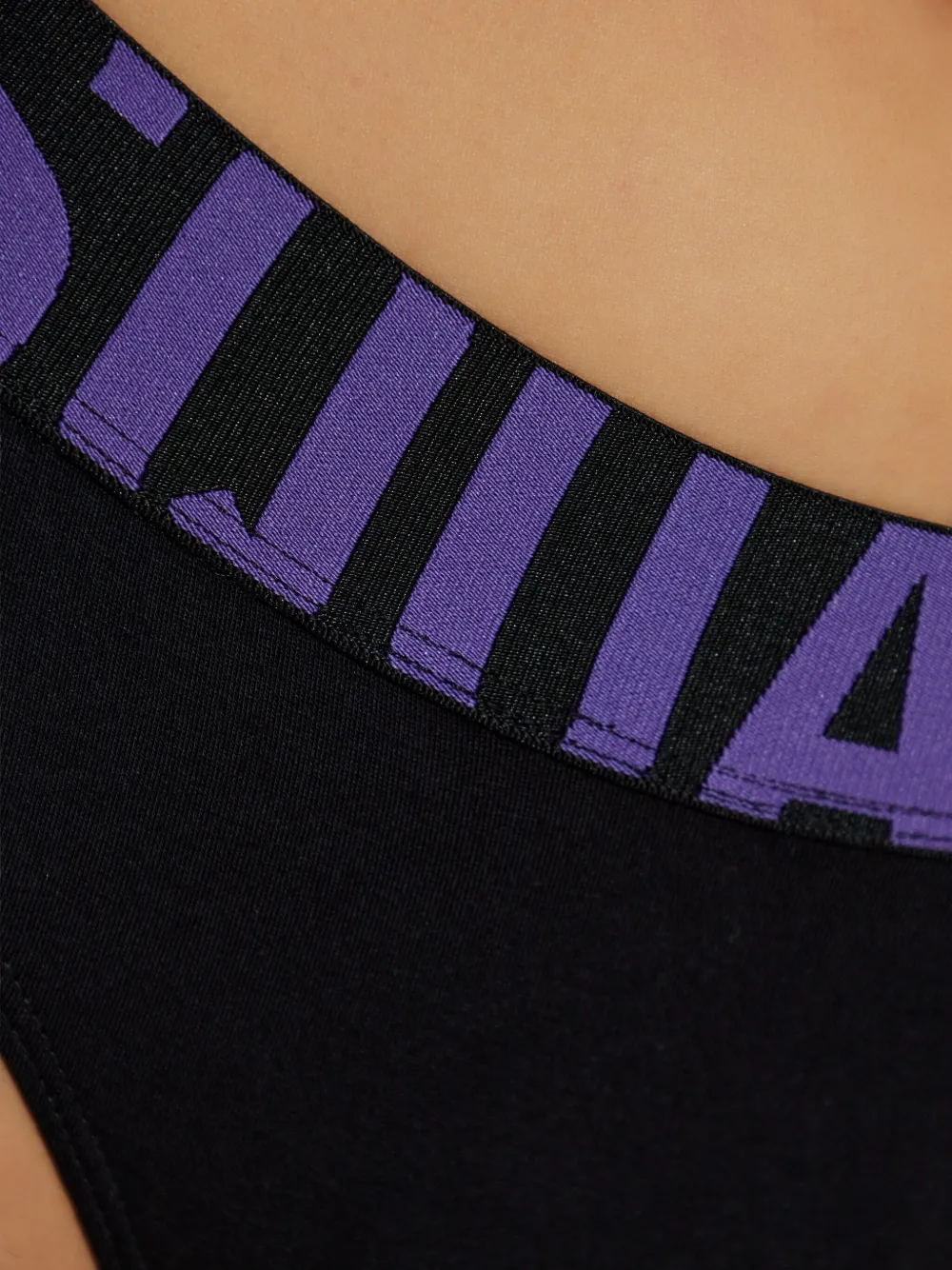 DSQUARED2 Slip met logoband Zwart