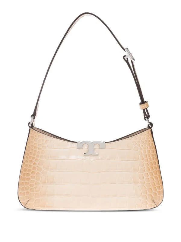 Tory Burch Eleanor crocodile-embossed Shoulder Bag Neutrals FARFETCH ID