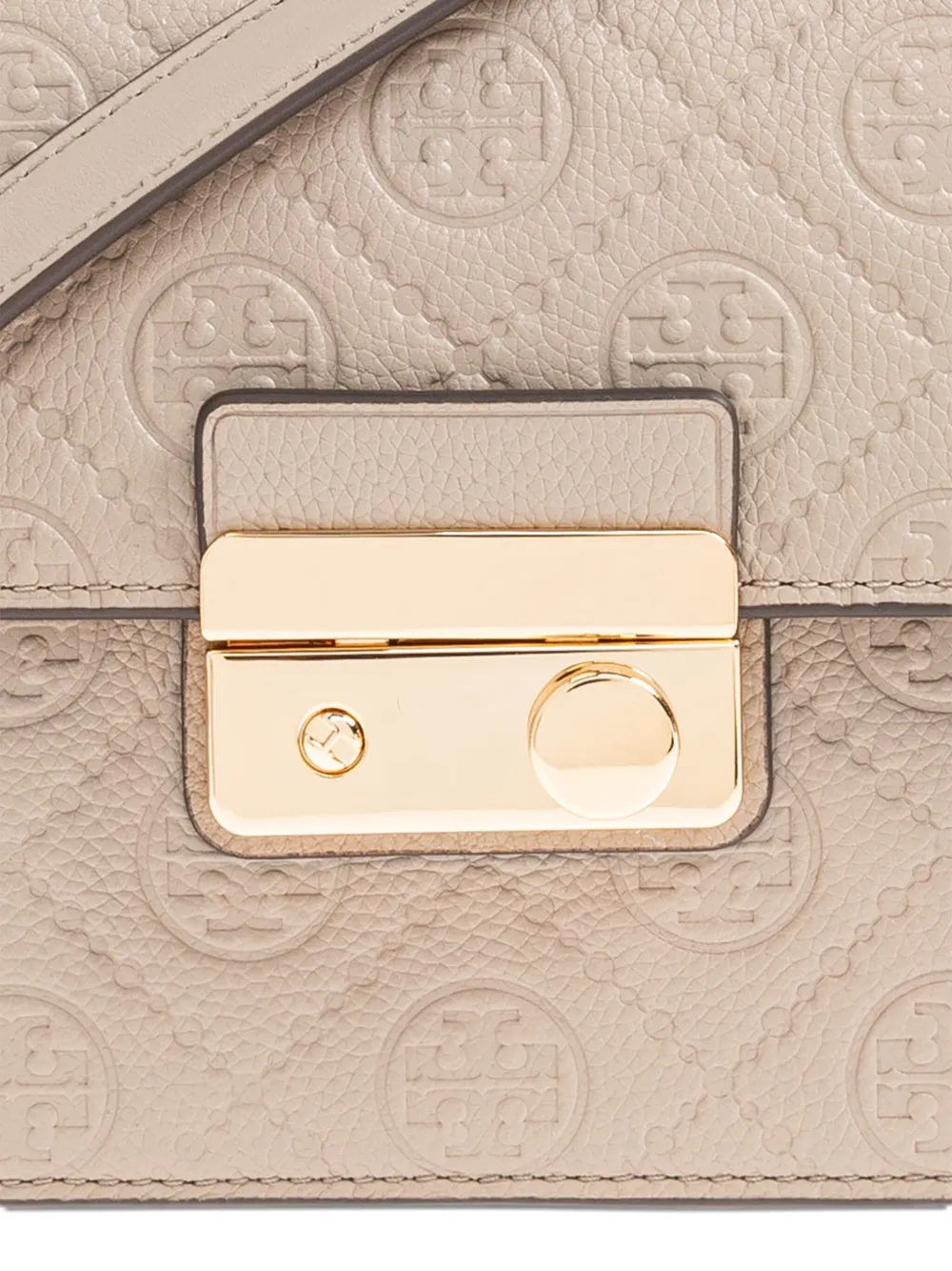 Tory Burch embossed logo flap bag 200