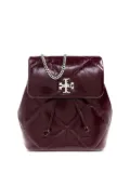 Tory Burch quilted leather backpack - Purple
