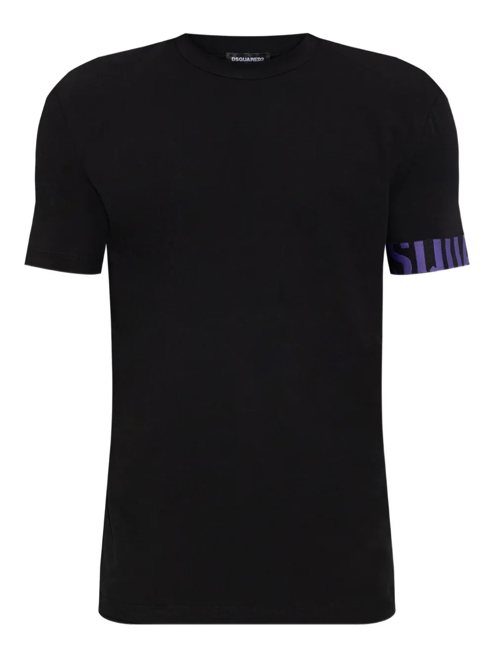 DSQUARED2 T-shirt met logodetail Zwart