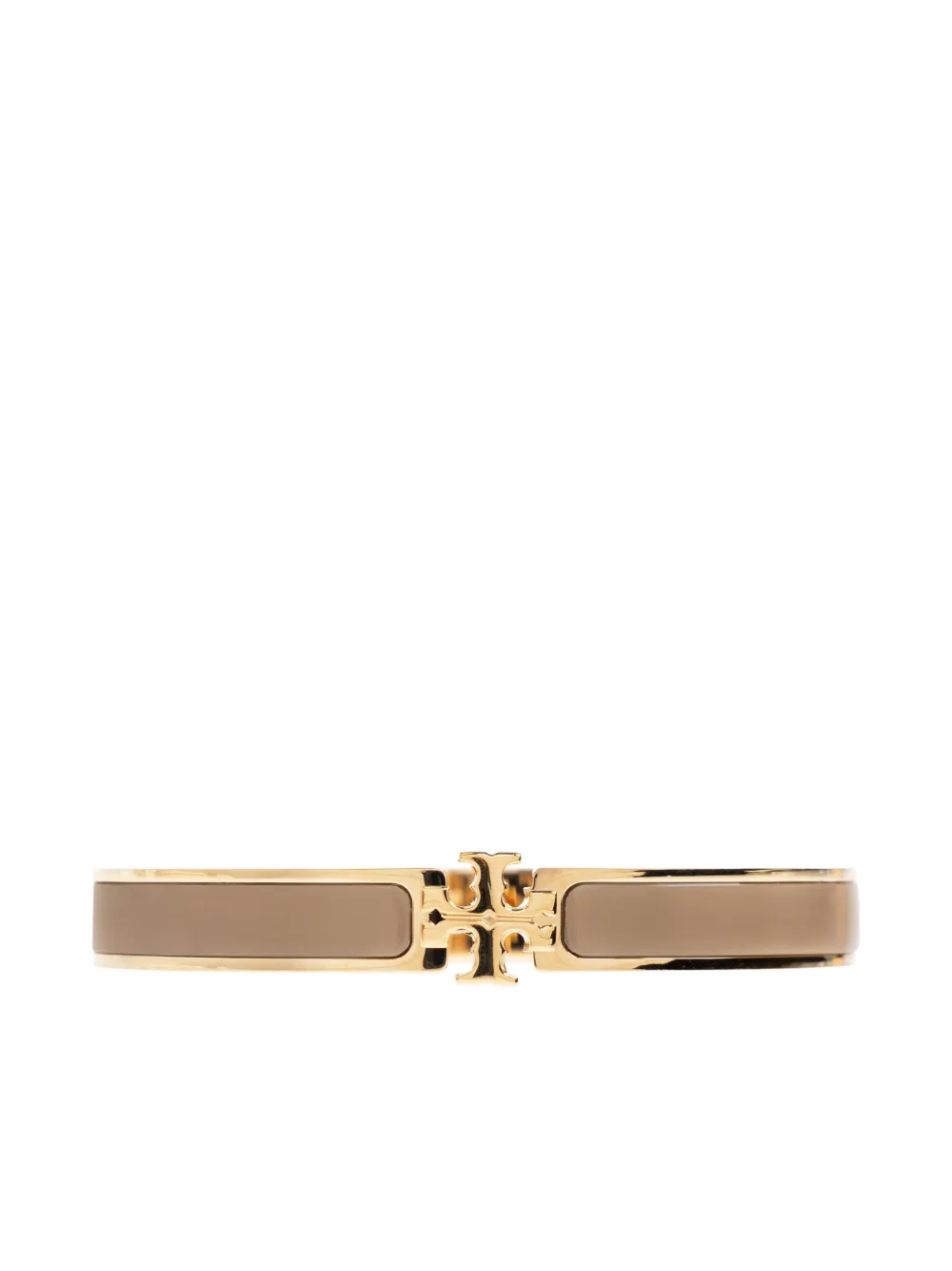 Tory Burch logo-plaque bracelet - Oro