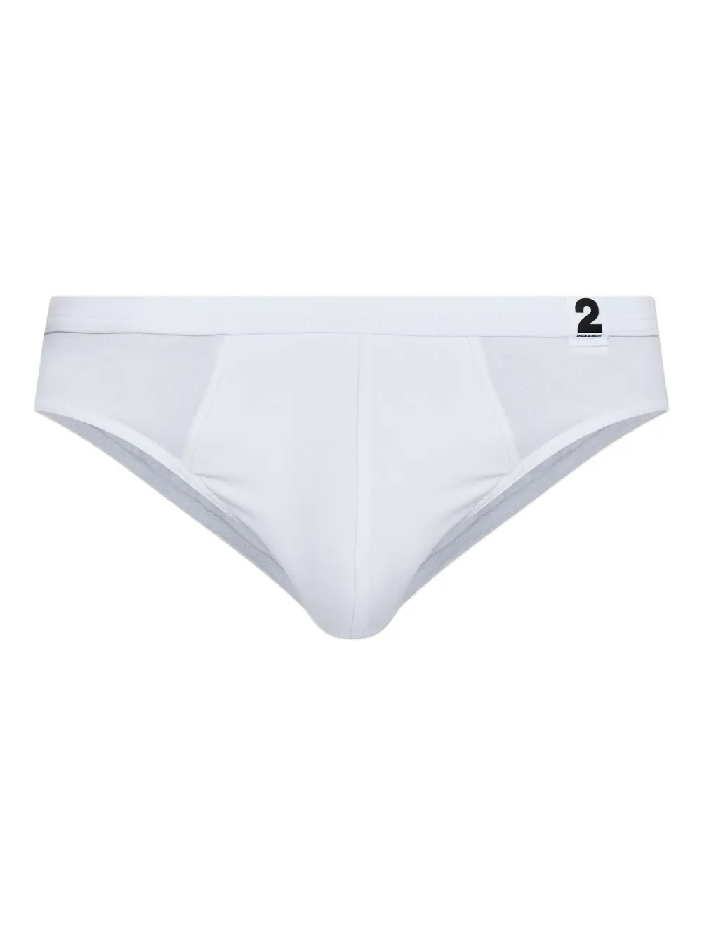 Dsquared2 Logo-label Briefs In White