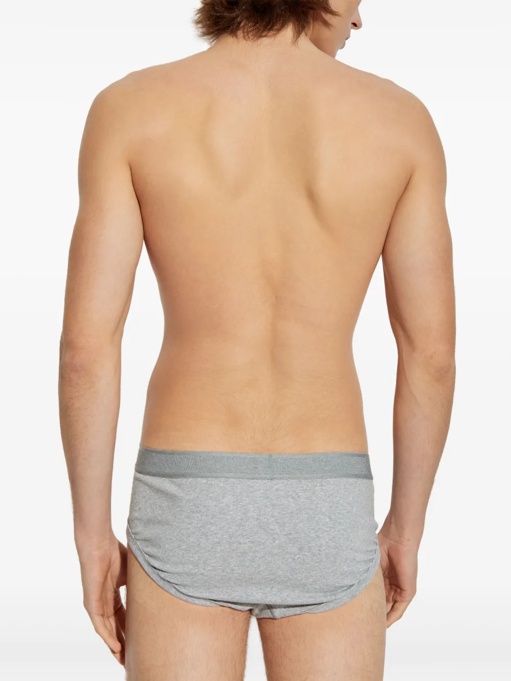 TOM FORD Katoenen slip met logoband Grijs