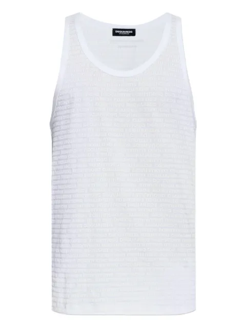 DSQUARED2 logo-print tank top