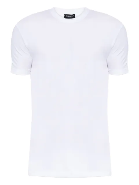 DSQUARED2 logo-embroidered cotton T-shirt