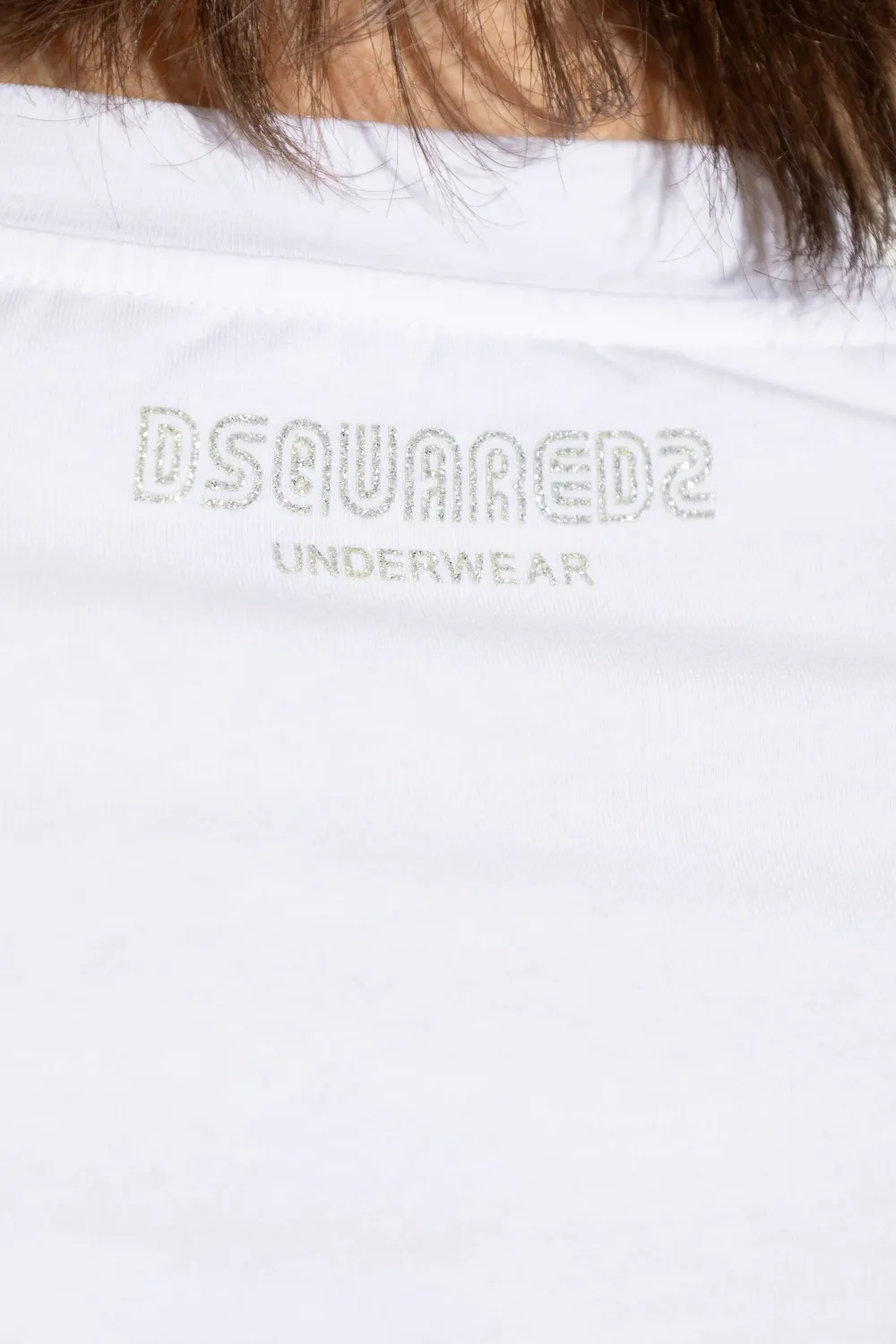 Dsquared2 Logo-embroidered Cotton T-shirt In White