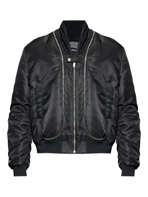 ALEXANDER McQUEEN ジャンパー　ブルゾン Alexander McQueen ダブルジップ ボンバージャケット | ブラック
