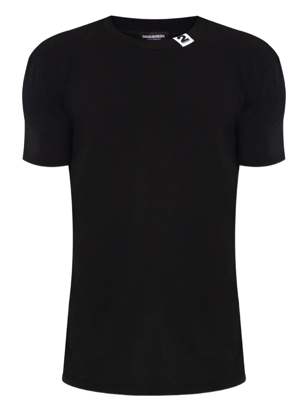 DSQUARED2 T-shirt met logoplakkaat Zwart
