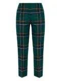 Alexander McQueen plaid wool trousers - Green