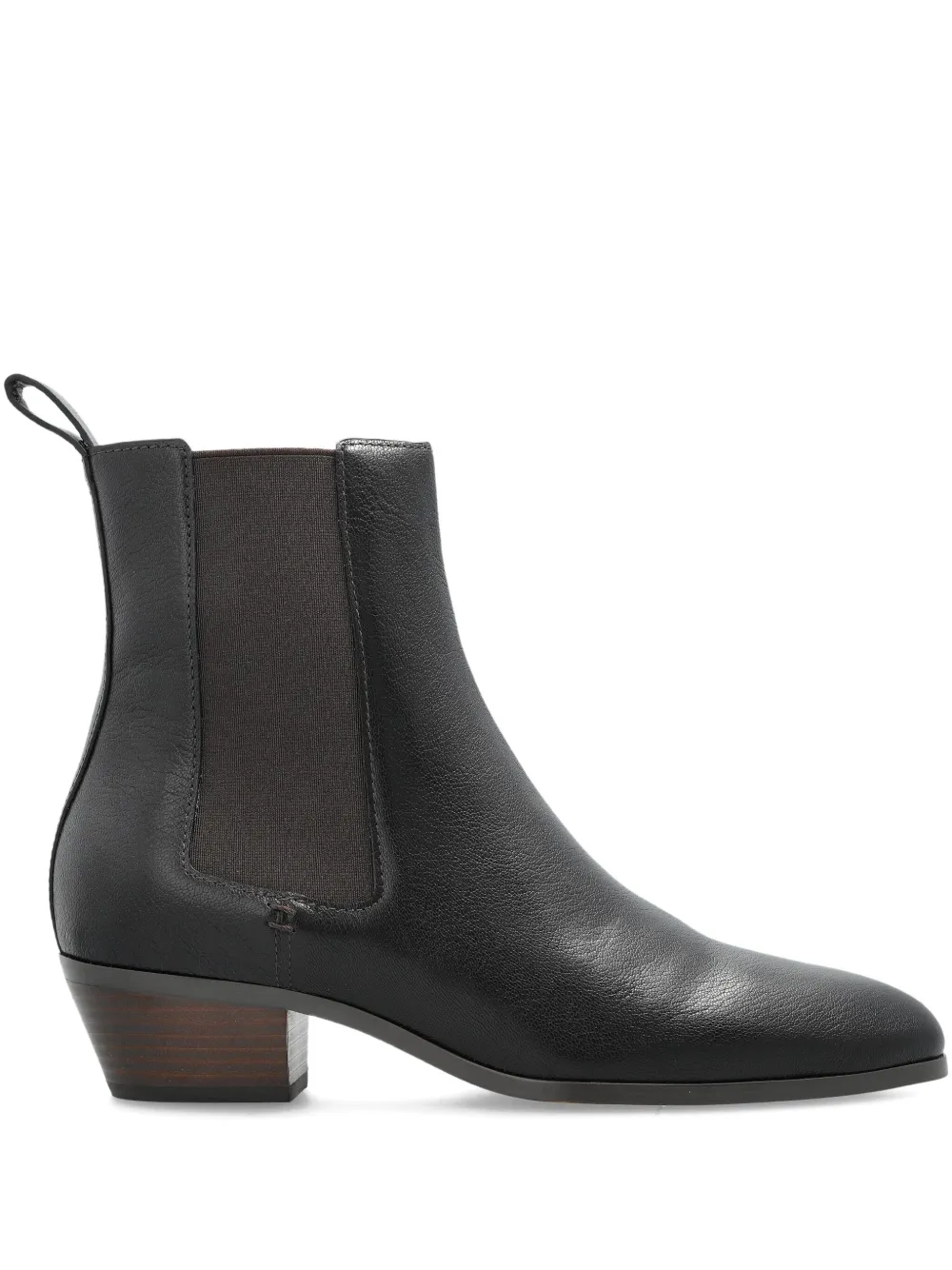 Odissì Ella pointed-toe Chelsea boots Black