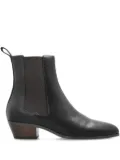 Odissì Ella pointed-toe Chelsea boots - Black