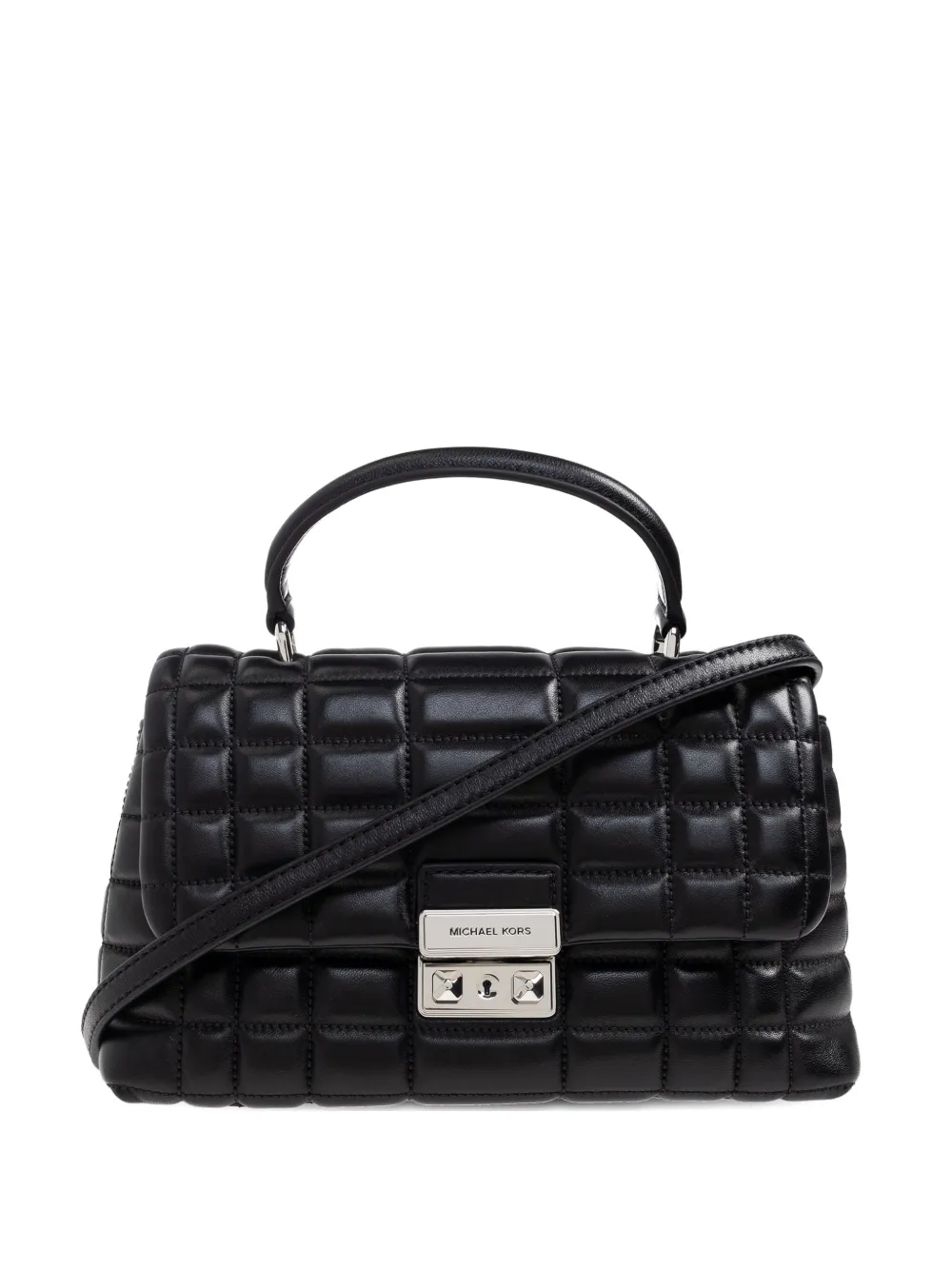 Michael Michael Kors quilted top-handle cross body bag - ブラック Michael Michael Kors quilted top-handle cross body bag - ブラック