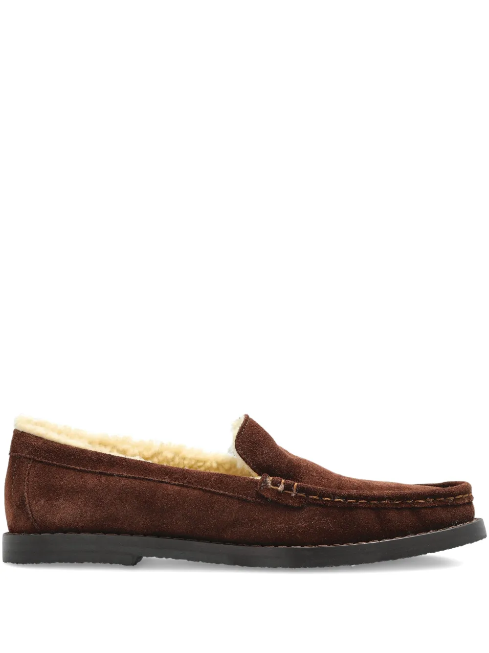 Odissi Leather Loafers In Brown