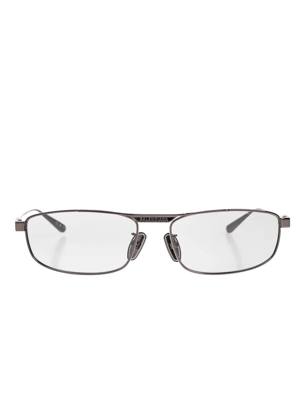 Balenciaga Eyewear Tag 3.0 rectangle-frame sunglasses Zilver