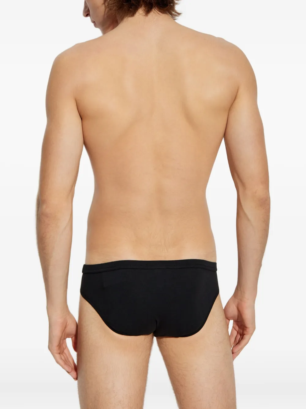 Dsquared2 Logo-label Briefs In Black