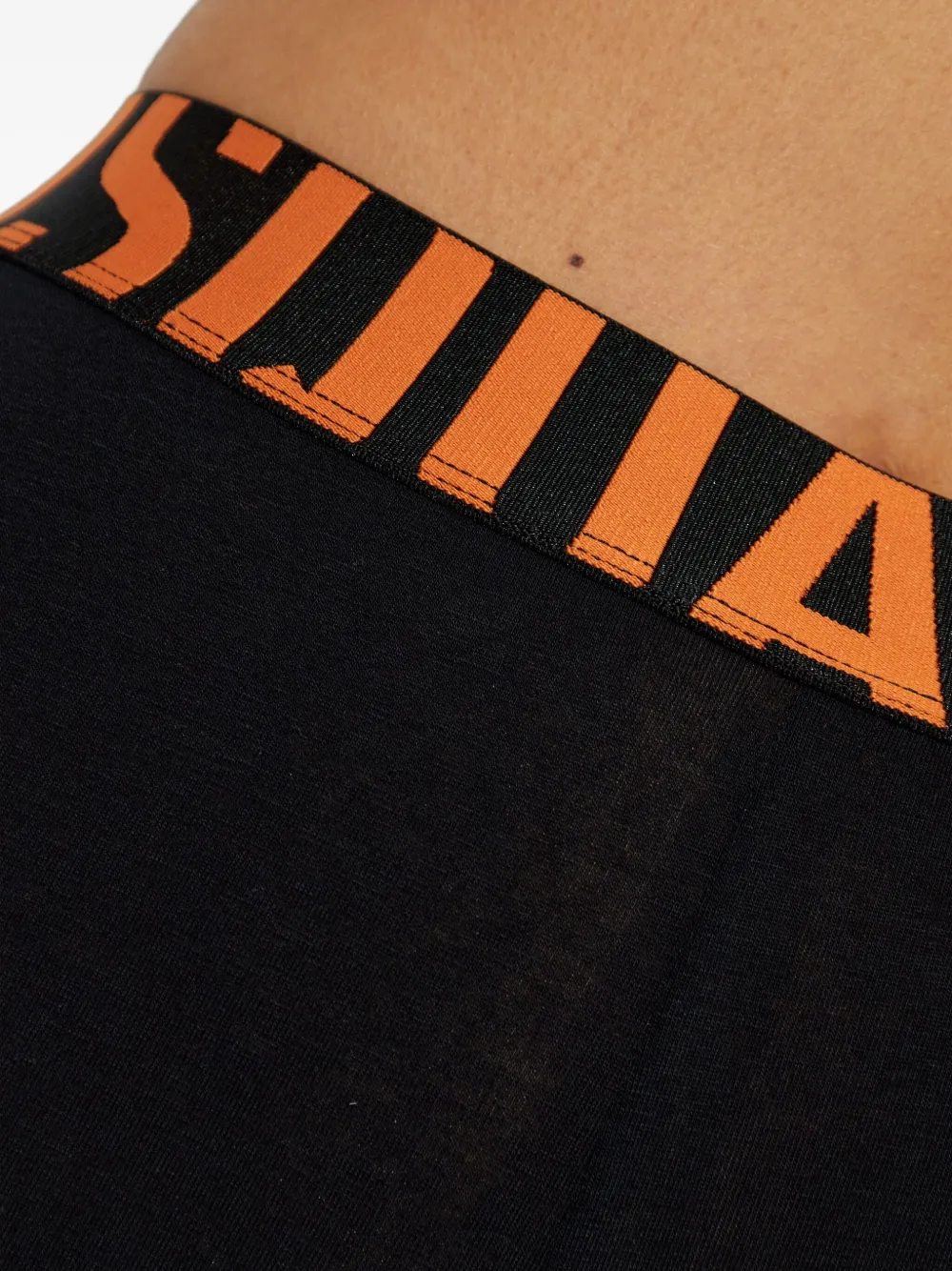 DSQUARED2 Katoenen legging met logoband Zwart