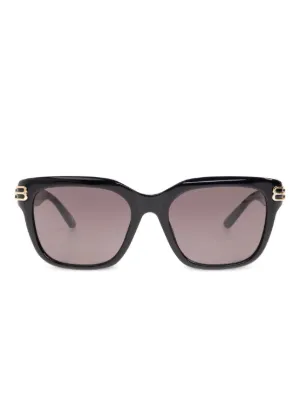Balenciaga Eyewear BB0311SK スクエアフレーム サングラス | ブラック