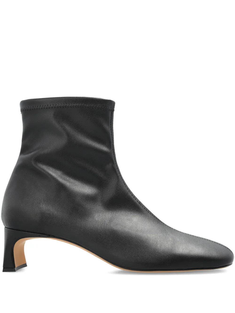 Odissi 50mm Francoise Square-toe Ankle Boots In Black