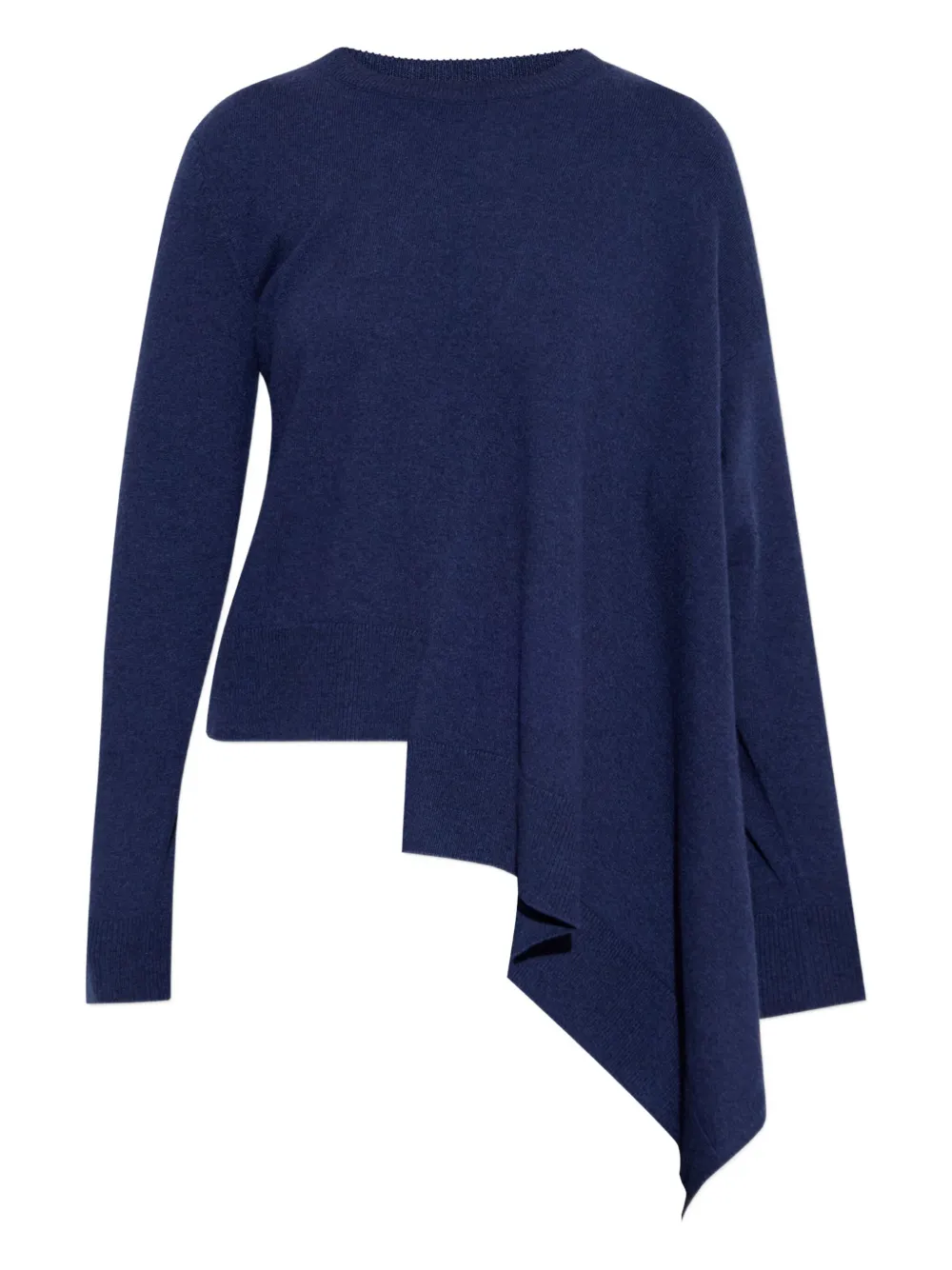Alexander McQueen asymmetric cashmere sweater | Blue | Image 1