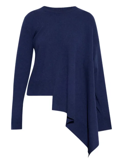 Alexander McQueen asymmetric cashmere sweater