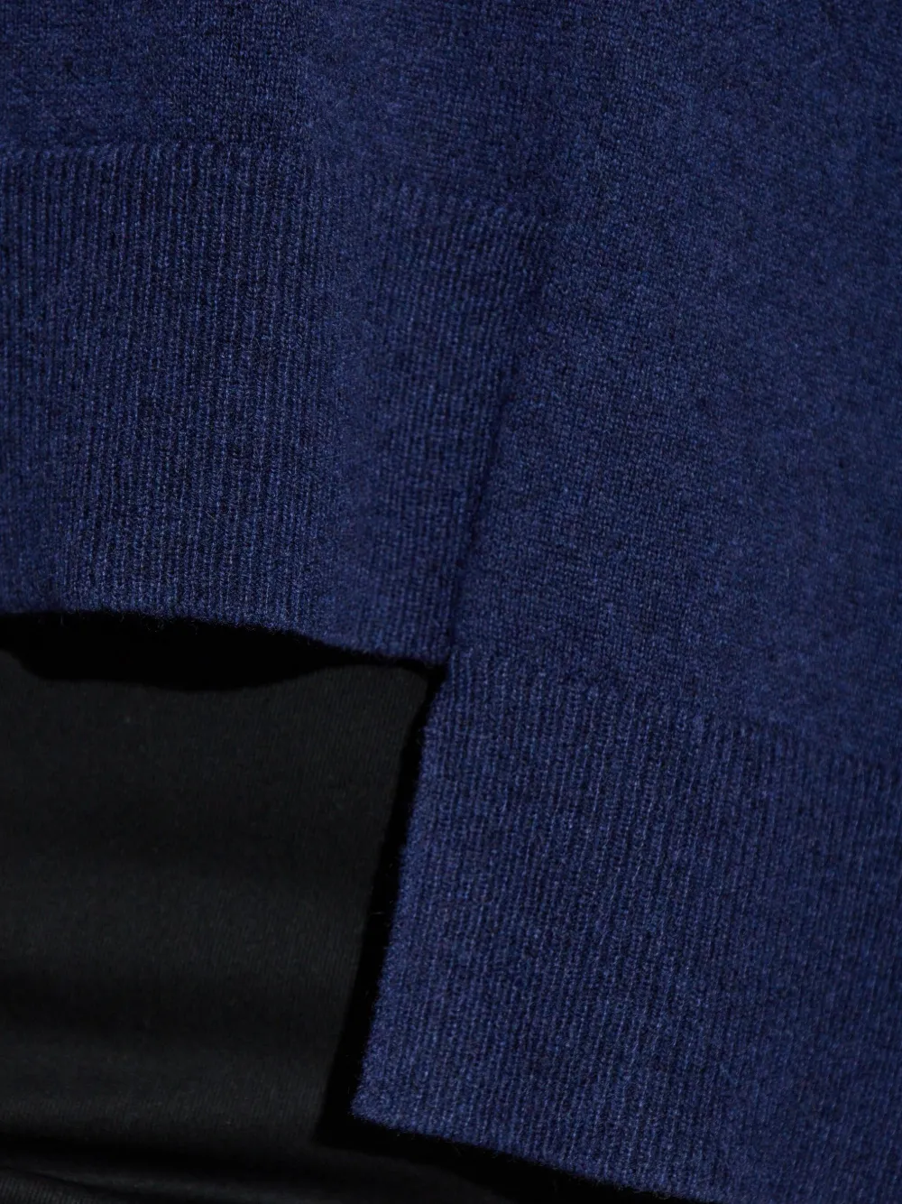 Alexander McQueen Asymmetrische kasjmier trui Blauw