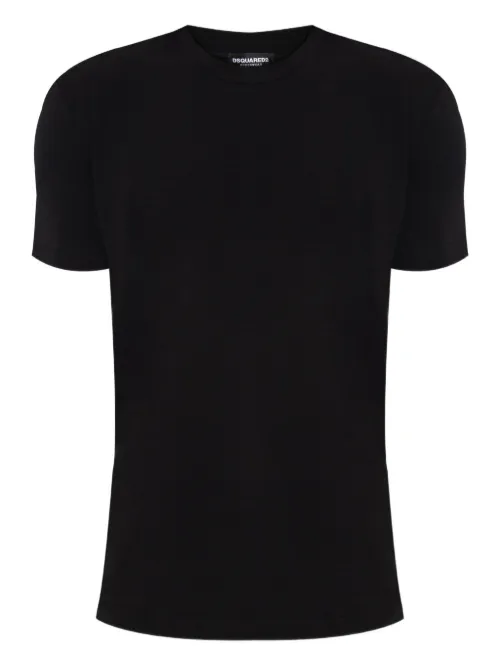 T-shirt en coton à logo brodé - DSQUARED2 - Modalova