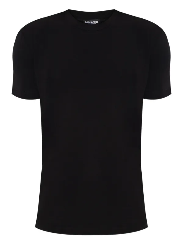【DSQUARED2】Branded Cotton T Shirt コットンTシャツ ロゴ DSQUARED2 Chest Branded Cotton T-Shirt - Clothing from