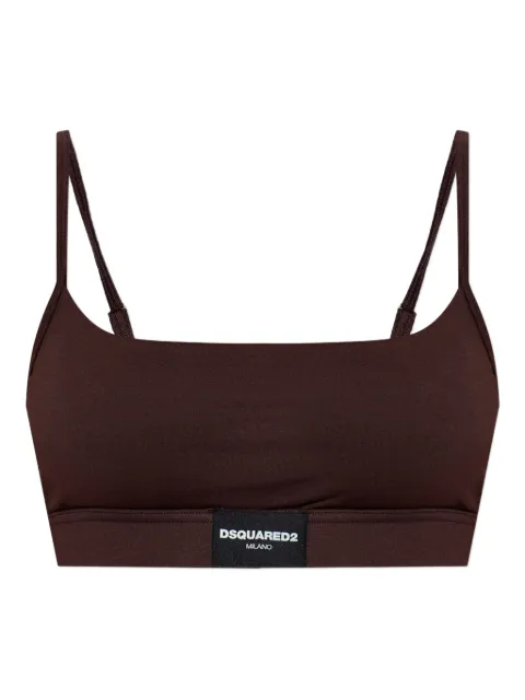 DSQUARED2 Bralette con applicazione