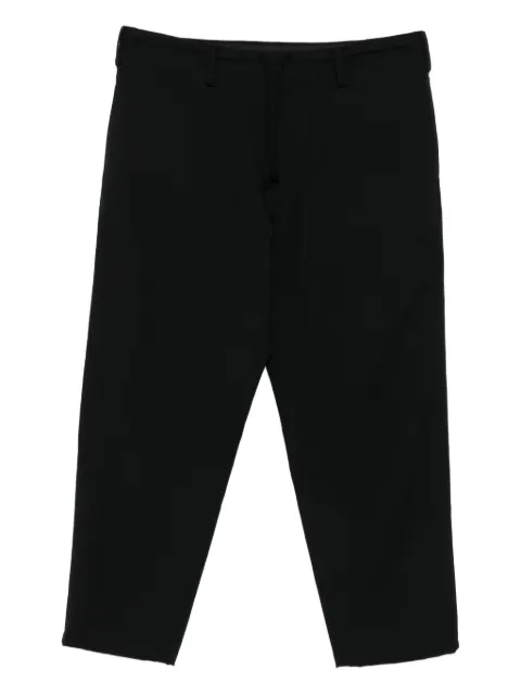 Yohji Yamamoto drawstring-waist wool trousers