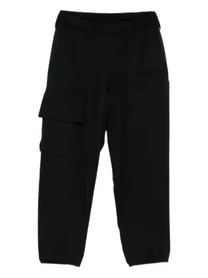 Yohji Yamamoto ドローストリング パンツ | ブラック | FARFETCH JP
