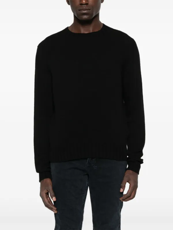 Palm Angels crew-neck Knit Sweater Black FARFETCH BH
