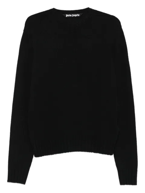 Palm Angels crew-neck knit sweater