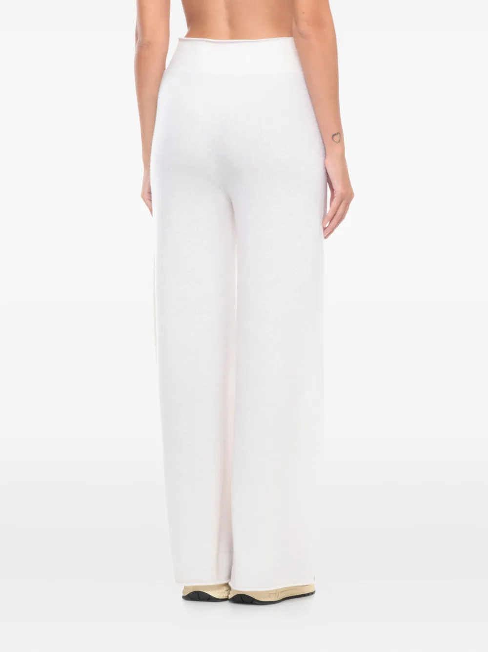 Vanisé Elasticated-waistband Trousers In White